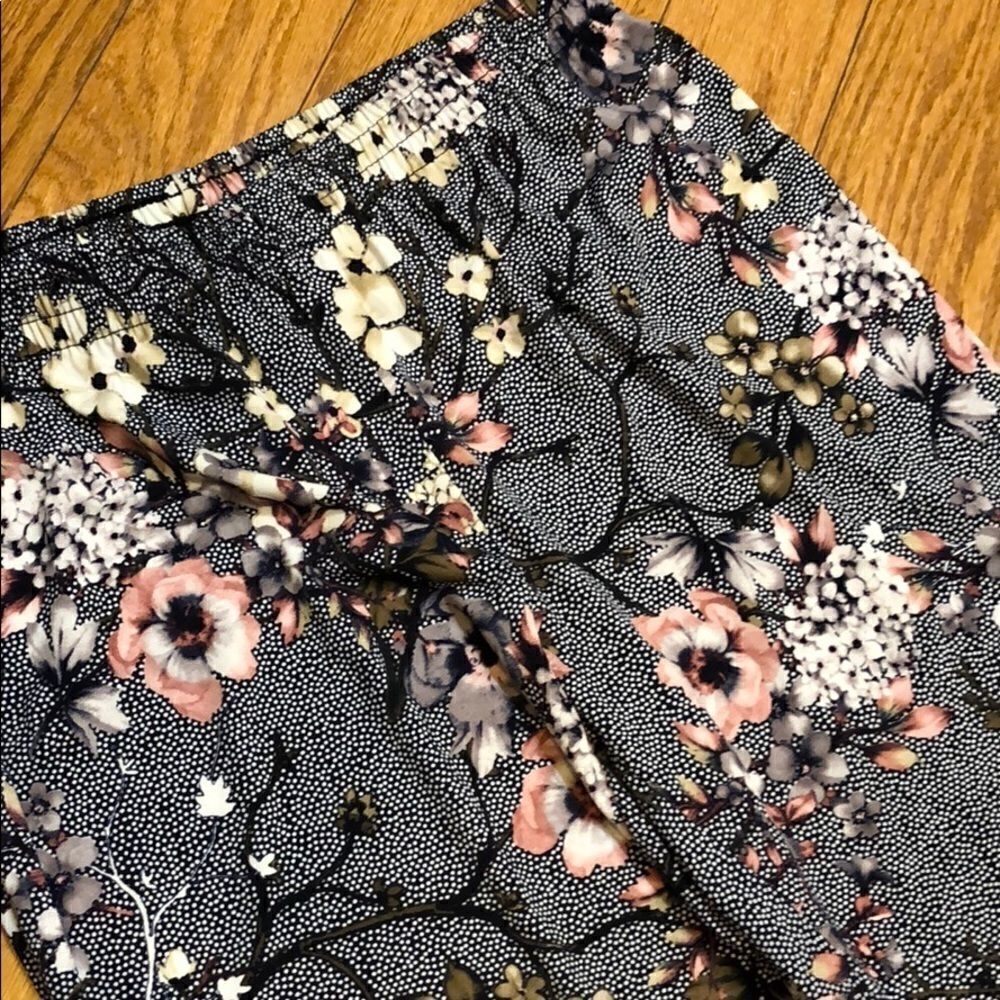 Premise Floral Patterned Pull On Pants Sz M - Picture 2 of 7